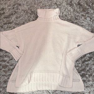 aerie women’s sweaters. one cream and one brownish